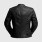 Whet Blu NYC Trish women's black leather jacket front view