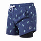Tropical Trees - Waterproof Swim Shorts With A Waterproof Pocket