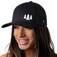 Three Pine Trees Trucker Hat  |  Outdoors Snapback