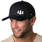 Three Pine Trees Trucker Hat  |  Outdoors Snapback
