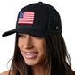 Betsy Ross Flag Trucker Hat  |  USA Snapback