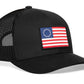Betsy Ross Flag Trucker Hat  |  USA Snapback