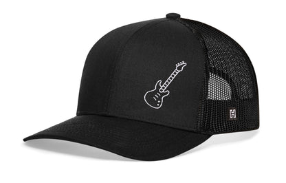 Electric Guitar Trucker Hat  |  Music Snapback