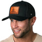 Dont Tread On Me Trucker Hat  |  Leather Gadsden Flag Snapback