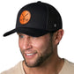 Crossed Clubs Trucker Hat  |  Leather Golf Snapback