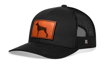 Doberman Trucker Hat  |  Dog Breed Snapback