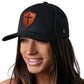 Shield Cross Trucker Hat  |  Leather Christian Snapback