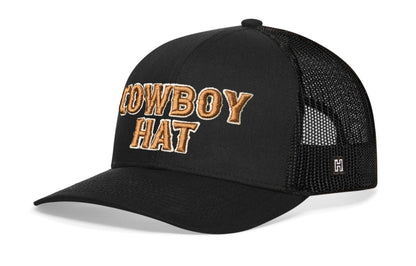 Cowboy Hat Trucker Hat  |  Western Snapback