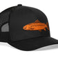 Salmon Trucker Hat  |  Outdoors Snapback