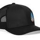 Raindrop Mountain and Trees Trucker Hat  |  Outdoors Snapback