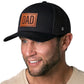 Dad Leather Trucker Hat  |  Leather Father's Day Snapback