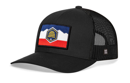 Utah Flag Trucker Hat  |  UT Snapback