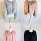 Grey Faux Fur Bridal Jacket (Anna Gry07)