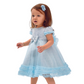 Baby Blue Girls Formal Dress - Farnelli
