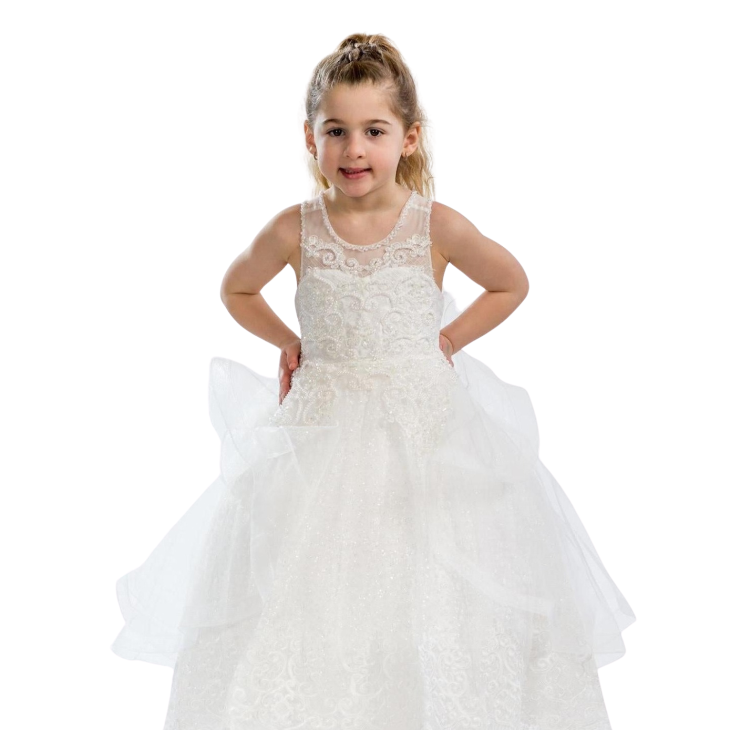 Princess Perfection Girls Formal Dress-0