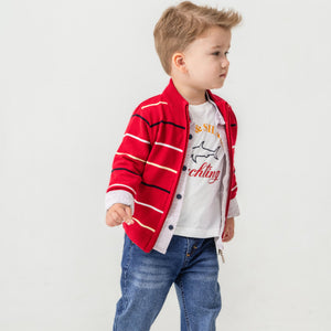 Shark Paul Boys 4PC Sweater Set - Farnelli