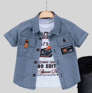 Vintage Bike Boys Casual Set - Farnelli