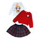 Stylish Square Girls Skirt Set-1