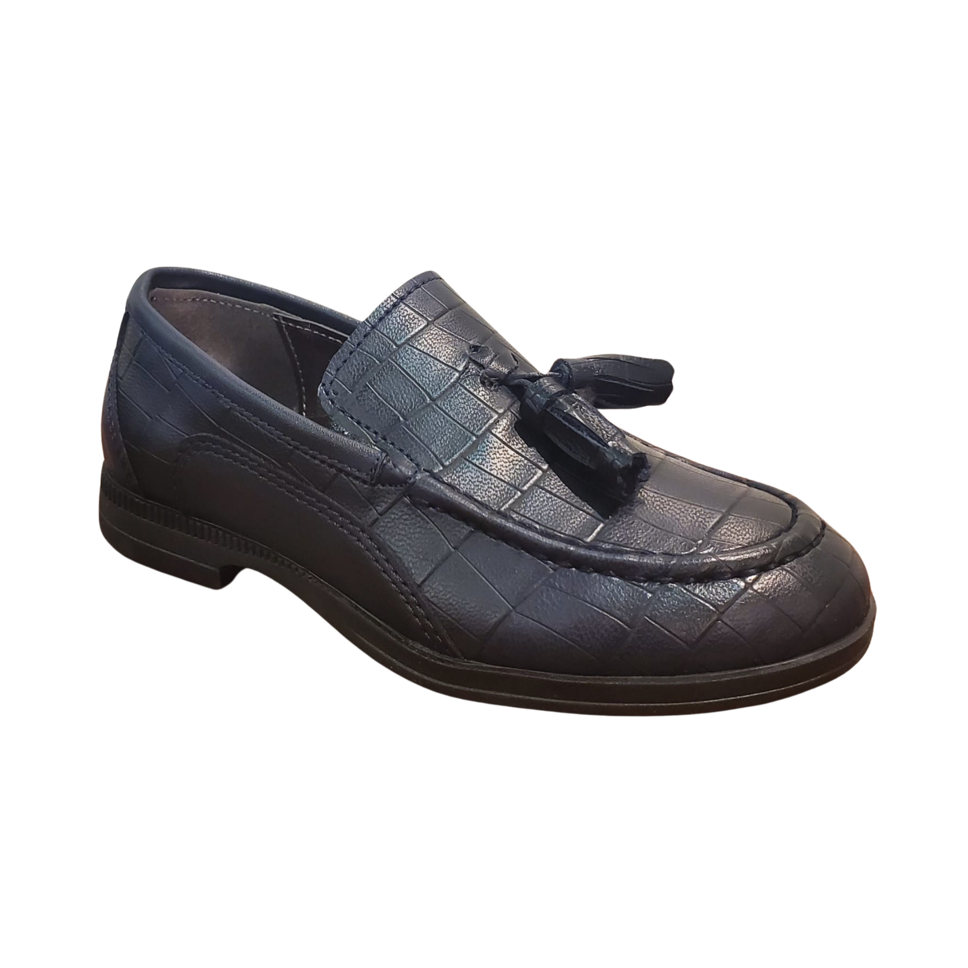 Leather Croco Loafer - Farnelli