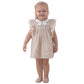 Frilly Beige Chic Baby Dress - Farnelli