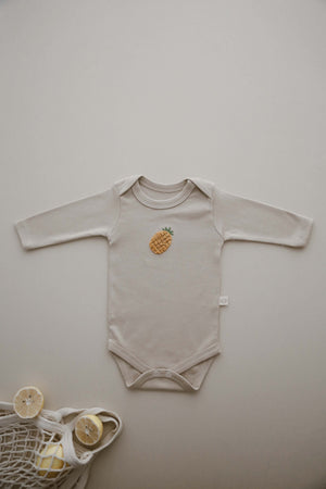 Pineapple Long Sleeve Bodysuit