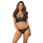Axami Sensations Sheer Lace Longline Plunge Bra-4