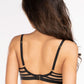 Soft Sheer Mesh Balconette Bra Axami Stripe Beige-1