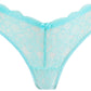 Axami Allure Blue Floral Lace Thong Panty-4