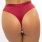Axami Linea Burgundy Soft Brazilian Thong Panty-1