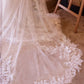 Floral Scalloped Lace Royal Veil