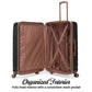 Retro Trek 3-Piece Expandable Hardside Spinner Luggage Set-2
