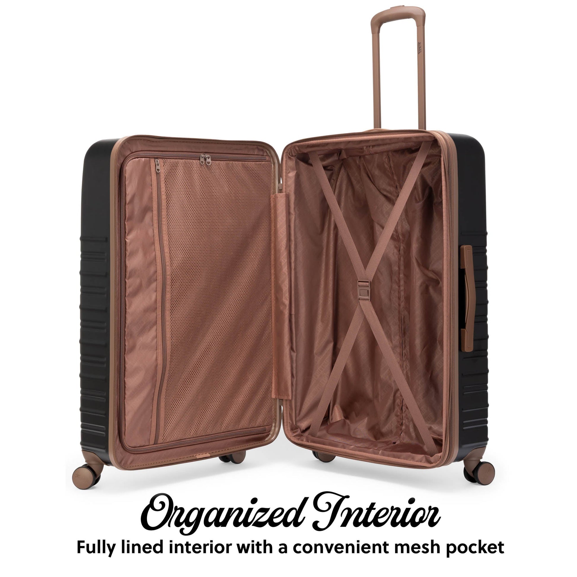 Retro Trek 3-Piece Expandable Hardside Spinner Luggage Set-2