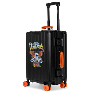 Cross Roads Polycarbonate Carry-on Suitcase with Aluminum Frame-0