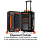 Cross Roads Polycarbonate Carry-on Suitcase with Aluminum Frame-2