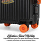Cross Roads Polycarbonate Carry-on Suitcase with Aluminum Frame-4