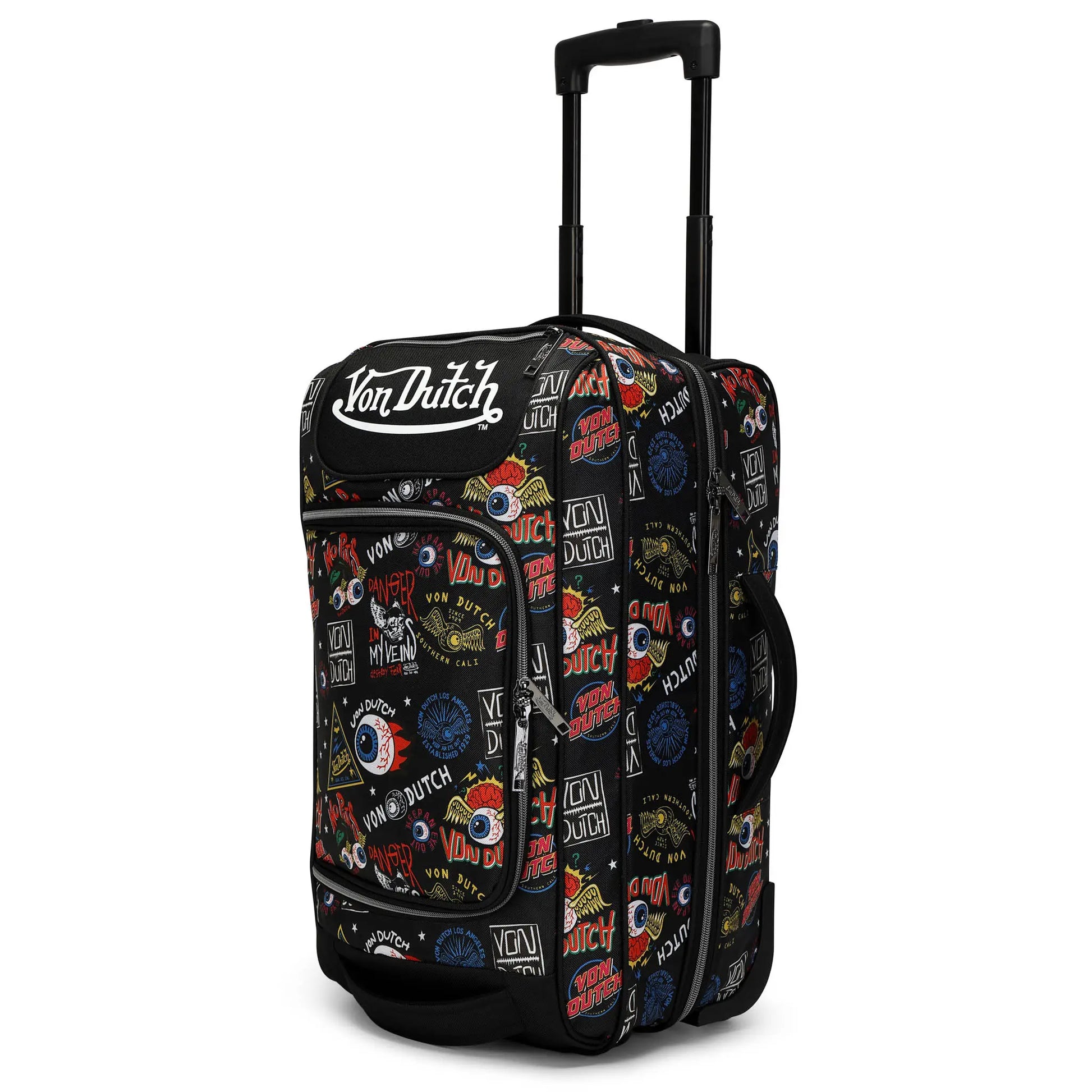 Jax Black 20" Carry-on Rolling Duffel-0