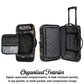 Jax Black 20" Carry-on Rolling Duffel-2