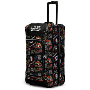 Jax Black 28" Checked Rolling Duffel-0