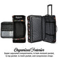 Jax Black 28" Checked Rolling Duffel-2