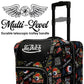 Jax Black 28" Checked Rolling Duffel-3
