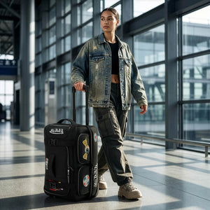 Signature Patch 20" Carry-on Rolling Duffel-1