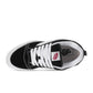 Men's Vans Knu Skool sneakers in black with white side stripe and chunky sole