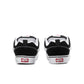 Black and white Vans Knu Skool men's sneakers with chunky sole and padded collar