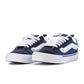 Men’s Vans Knu Skool sneakers in navy and white with chunky laces and classic side stripe