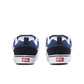 Men's Vans Knu Skool sneakers in navy and white side view