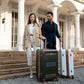 Vintage 3 Piece Expandable Retro Luggage Set