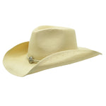 HatCountry Peter Grimm Valentino straw cowboy hat with classic woven design and curved brim