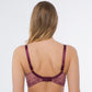 Samanta Viola Rose Sheer Mesh Embroidered Balconette Bra-1