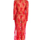 Long Floral Lace Robe