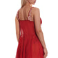 Mesh and Contrast Lace Babydoll